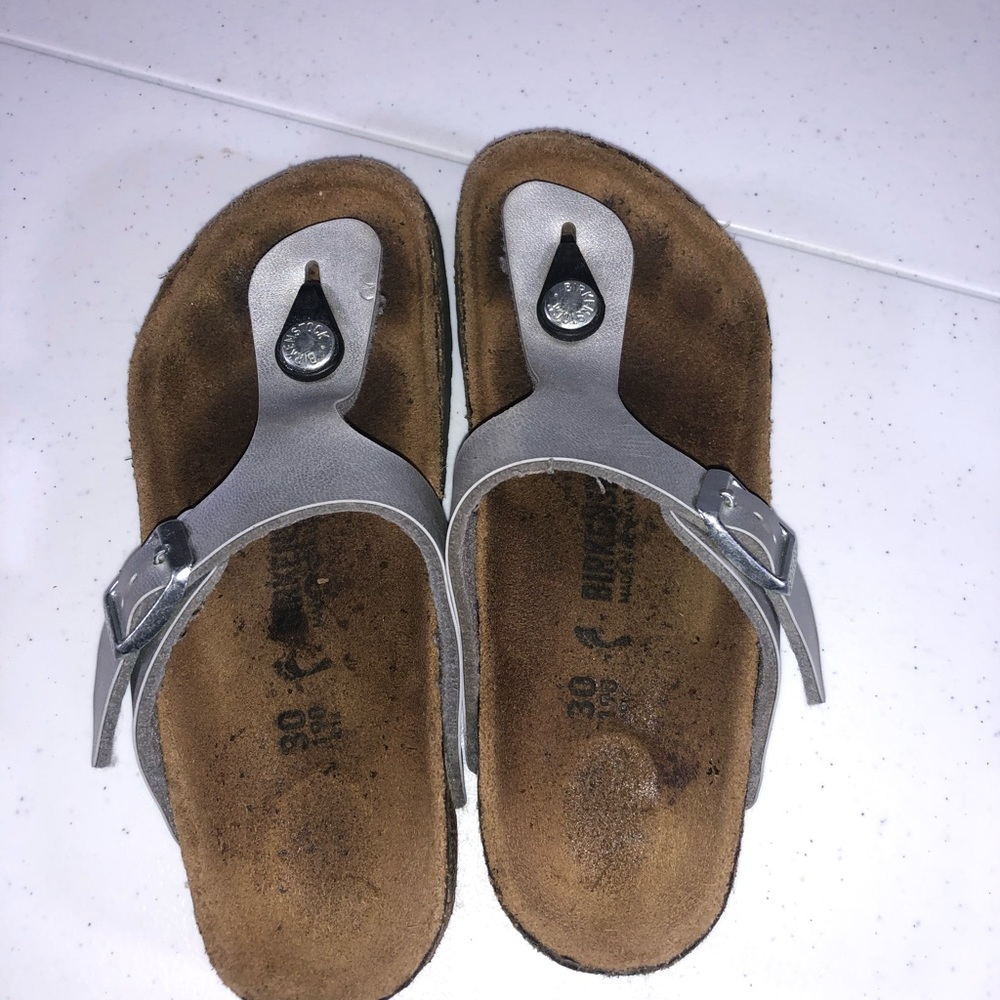 Birkenstock silver girls 30